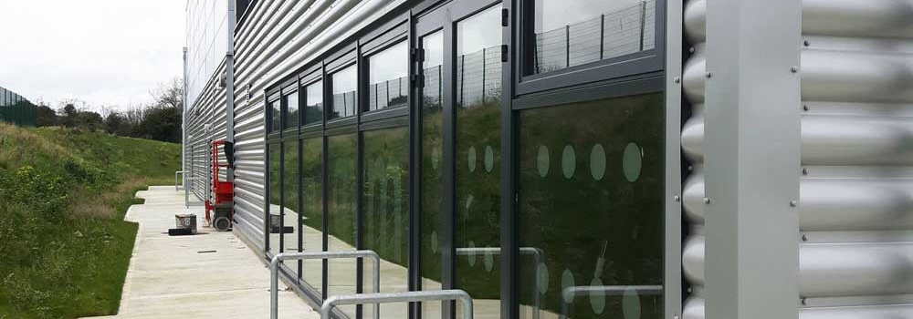 Modern Irish architectural construction site delivered by Brickmore Construction
